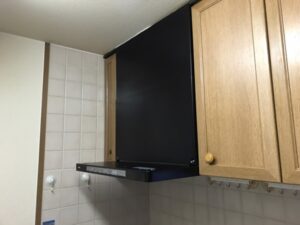 愛媛キッチン取付け隊　プロペラからシロッコファンへの取替　施工後